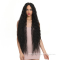 Natural Long Curly 42 Inch Blonde Ombre Romance Lace Front Wig With Baby Hair For Black Women Synthetic Lace Front Wigs